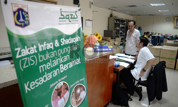 BAZIS DKI akan Dikelola BAZNAS Salah satu konter Bazis DKI. Foto: Republika Online
