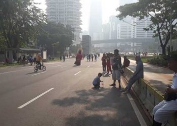 Untuk Perayaan HUT Jakarta, Jalur Jalan Sarinah Sampai Dukuh Atas Ditutup