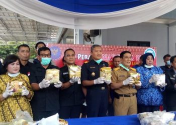 BNNP Sumsel Musnahkan Shabu dan Ekstasi dengan Campuran Detergen