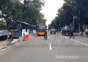 Arus Lalu Lintas di Sekitar Istana Merdeka Kembali Dialihkan