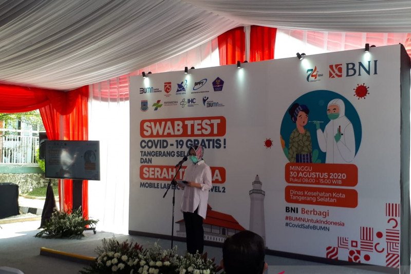 BNI Gelar Tes Swab Massal di Tangsel