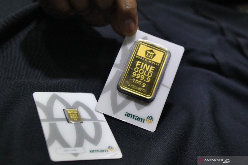 Selasa Pagi, Harga Emas Antam Dibuka Turun