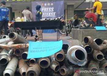Ganggu Ketenangan, Polres Bogor Sita dan Musnakah 420 Knalpot Bising
