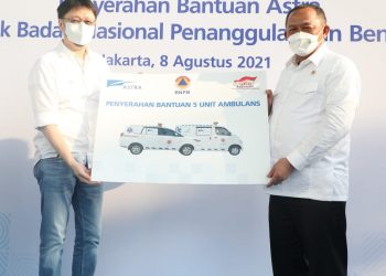PT Astra Bantu BNPB 5 Unit Ambulan untuk Penanganan Covid-19