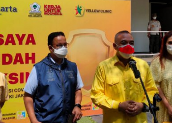 Targetkan Vaksinasi Bagi 6.000 Masyarakat dan Siswa, Ketua DPD Golkar Jakarta: Ini Tanggung Jawab Bersama