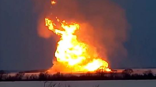 Ledakan pipa gas Rusia