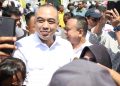 Airlangga dan Bang Zaki buka Pasar Murah Ramadan Projo di Tangerang