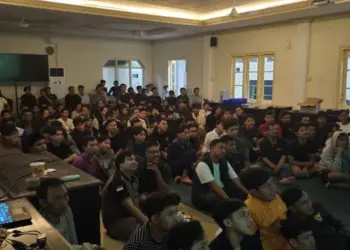 Saat Gedung Muhammadiyah Disulap Jadi Tempat Nobar