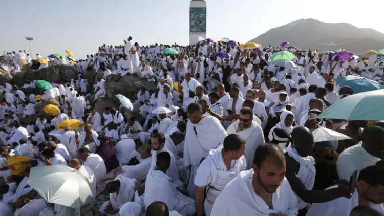 Suasana di Arafah. Foto: Aljazeera Arabic