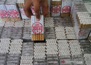 Rokok Ilegal Digempur Satpol PP