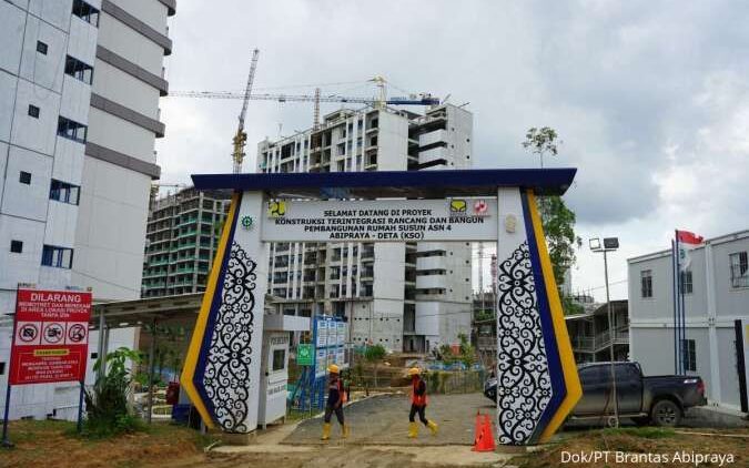 PT Brantas Abipraya (Persero) terus mempercepat pembangunan berbagai sarana dan prasarana di Ibu Kota Nusantara (IKN) agar siap digunakan sebelum Upacara HUT ke-79 RI pada 17 Agustus. (Foto: Brantas Abipraya)