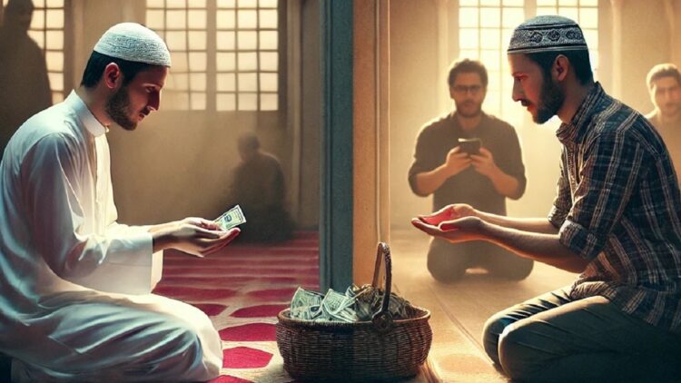 Ilustrasi Sedekah Tertutup dan Terbuka
