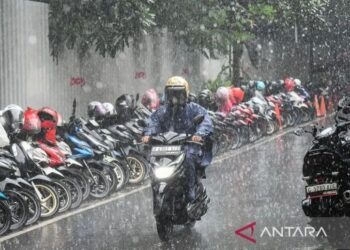 BMKG Prakirakan Cuaca Hujan dan Berawan di Sejumlah Kota