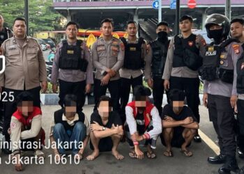Polisi Tangkap Lima Remaja Terlibat Tawuran di Gambir