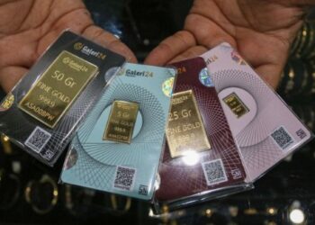 Harga Emas Sepakat Anjlok