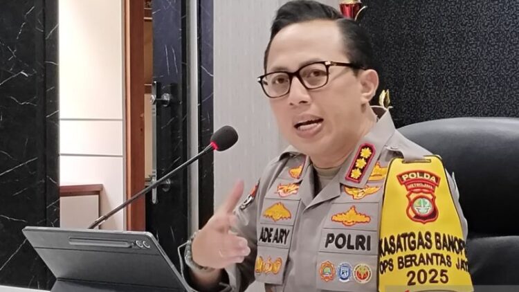 Kabid Humas Polda Metro Jaya, Kombes Pol Ade Ary Syam Indradi. ANTARA/Ilham Kausar