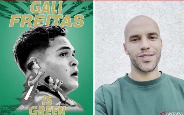 Pemain asing baru Persebaya Surabaya Gali Freitas (kiri) dan Risto Mitrevski (kanan) yang diumumkan melalui sosial media resmi klub, Selasa (3/6/2025)