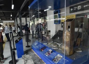 Halte Yang Dirusak Perusuh Demo Sengaja Tidak Direnovasi, Agar Semua Ingat