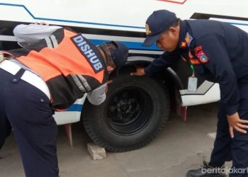 Jelang Nataru, 16 Bus AKAP di Terminal Kalideres Dinyatakan Tak Laik Jalan