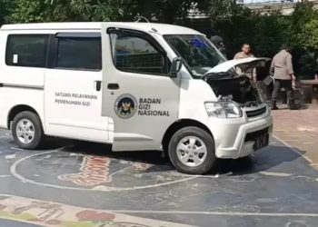 Mobil MBG Terobos Pagar Sekolah, Puluhan Siswa dan Guru Terluka
