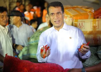 Negara Hadir di Tengah Pascabencana, Amran Borong 40 Ton Cabai Petani Aceh