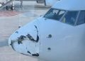 Moncong Pesawat Garuda Indonesia Penyok Saat Mendarat di Pekanbaru, Penerbangan Lanjutan Dibatalkan